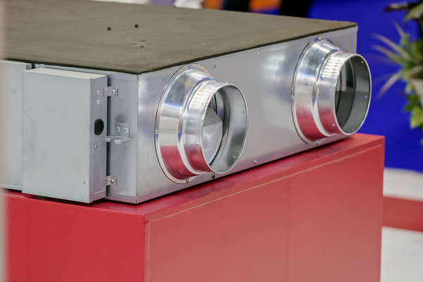Caisson central d'une VMC double flux.
