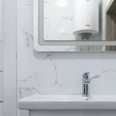 Rénovation d'ampleur avec pose d'un ballon thermodynamique.