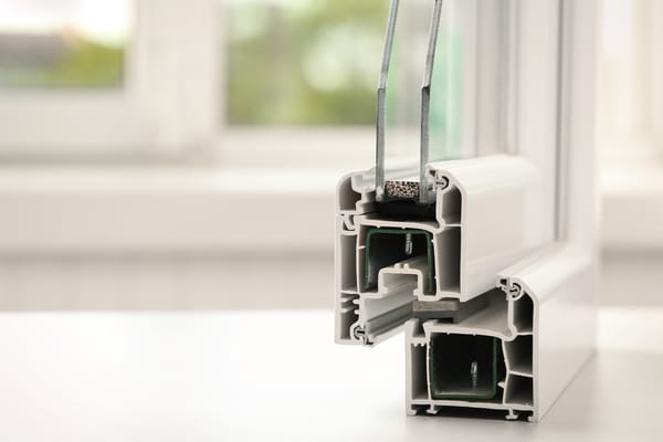 fenetre double vitrage en PVC.